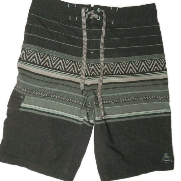 Trinity Board Shorts Mens 28 Unlined Surfer Surf - Picture 1 of 6